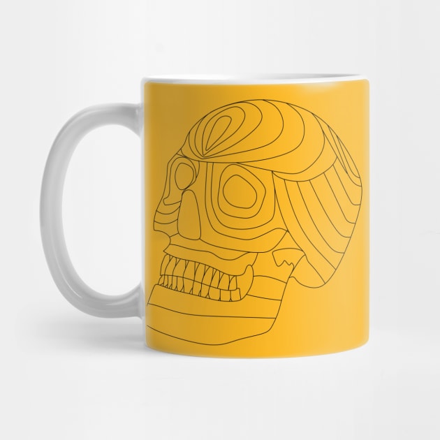 skull in sketch pattern vector ecopop by jorge_lebeau